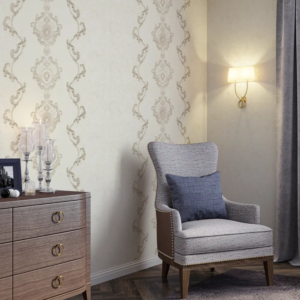 Обои флизелиновые Palitra Life Khiva белые 1.06 м PL71772-11 83534148 STLM-2118947 - Вид №3