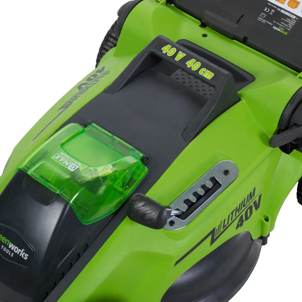 Газонокосилка аккумуляторная GreenWorks G40LM41K4 40 В 40 см 1x4 Ач АКБ и ЗУ входит в комплект STLM-2203810 - Вид №3