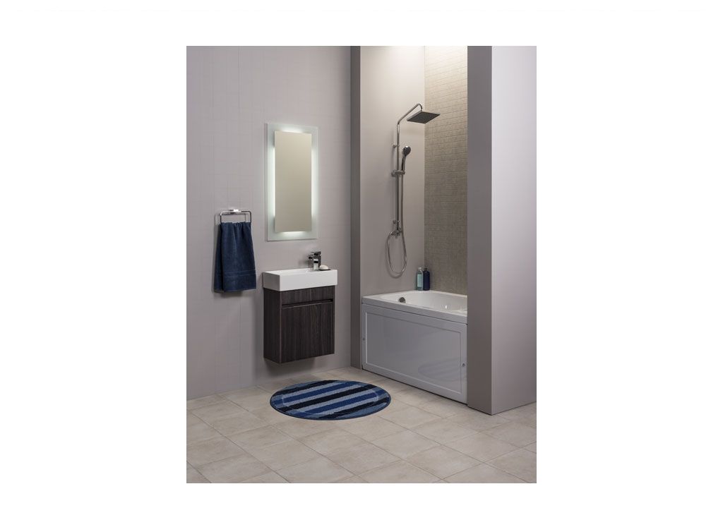 Тумба с раковиной Aquanet Лидс 50 эвкалипт мистери 0018274400182338 - Вид №3