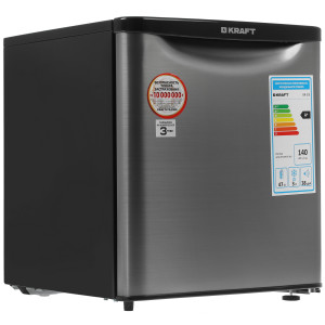 1109741 Холодильник компактный   KRAFT BR-50I серебристый