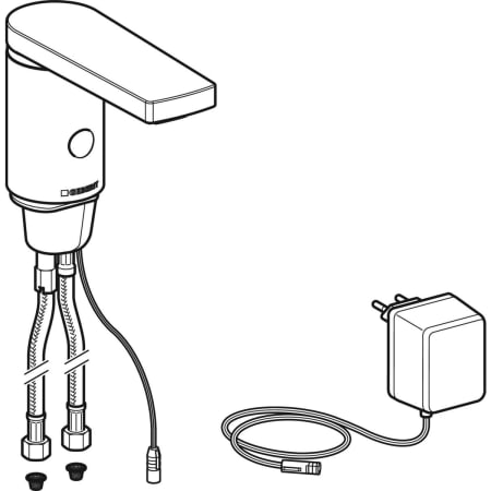 116.146.21.1 Смеситель для раковины Geberit тип 186, питание от сети Geberit  - Вид №1