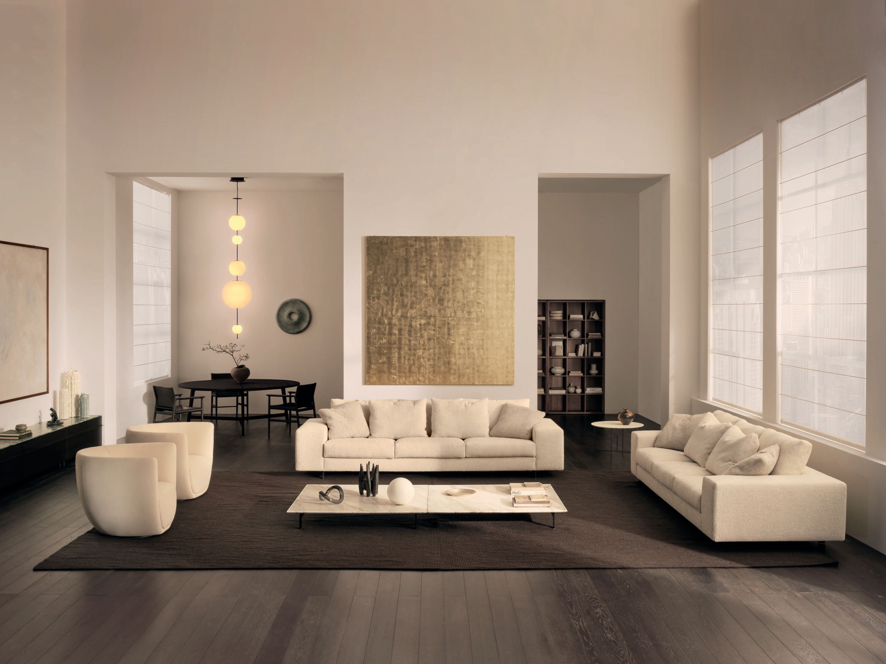 Ткань линейный диван DE PADOVA LANDSCAPE 25 ARCH-00127420 - Вид №1