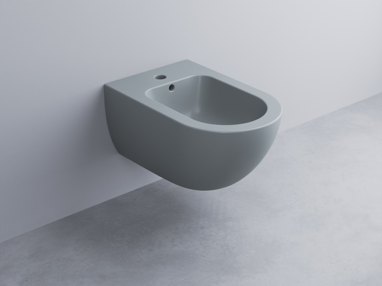 EJBS-BR Биде подвесное с одним отверстием под смеситель, в комплекте с крепежами Enjoy 53 cielo Enjoy + Amedeo Ceramica Cielo