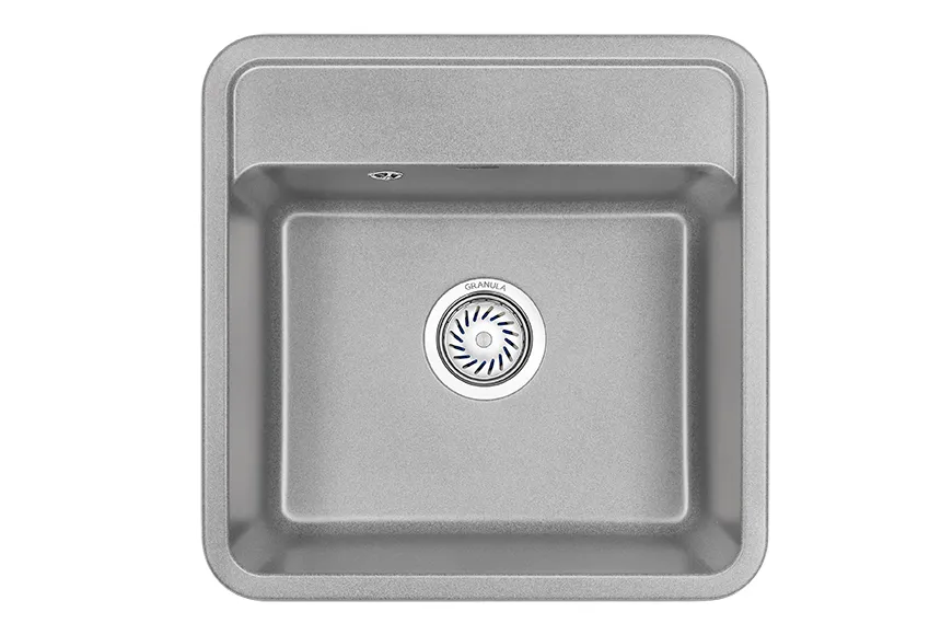 5001, БАЗАЛЬТ, кухонная мойка, СтандАРТ кварц GRANULA Standart 5001-ST32 - Вид №1
