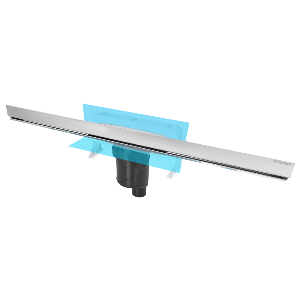 090057 Желоб водосток WALL 1000 пристенный  Berges WALL