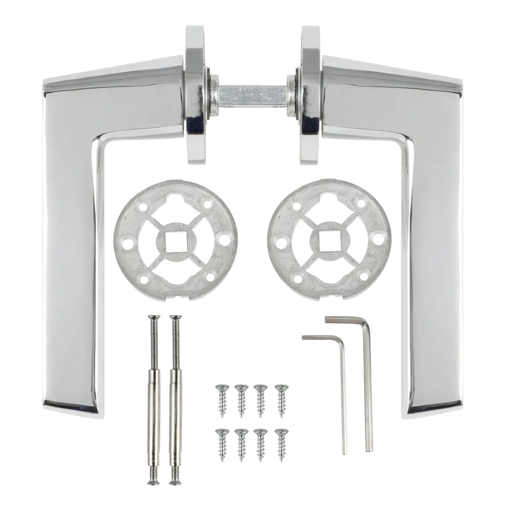 Дверные ручки EDSON для межкомнатных дверей с хромированным покрытием 85168436 STLM-0059322 - Вид №1