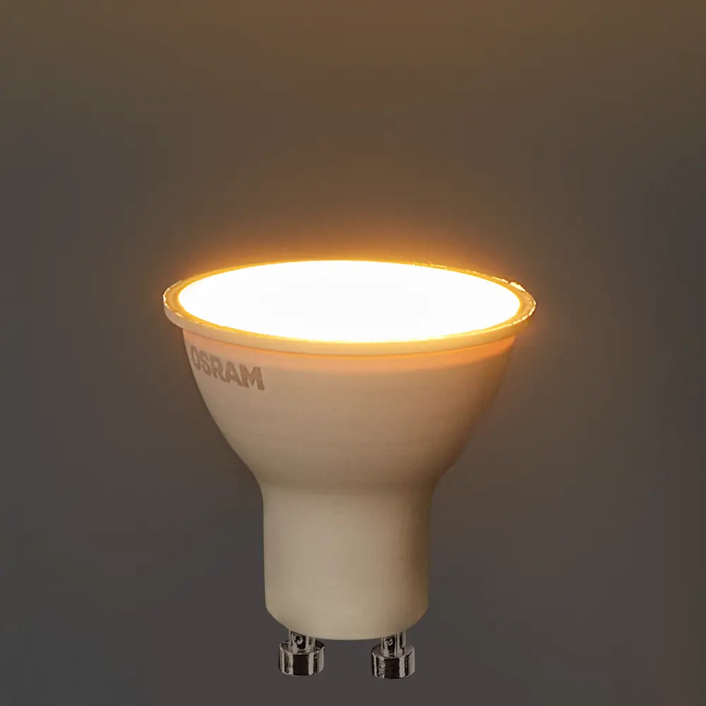 Светодиодная лампа OSRAM GU10 7W с теплым белым светом 89411179 STLM-1572000 - Вид №2