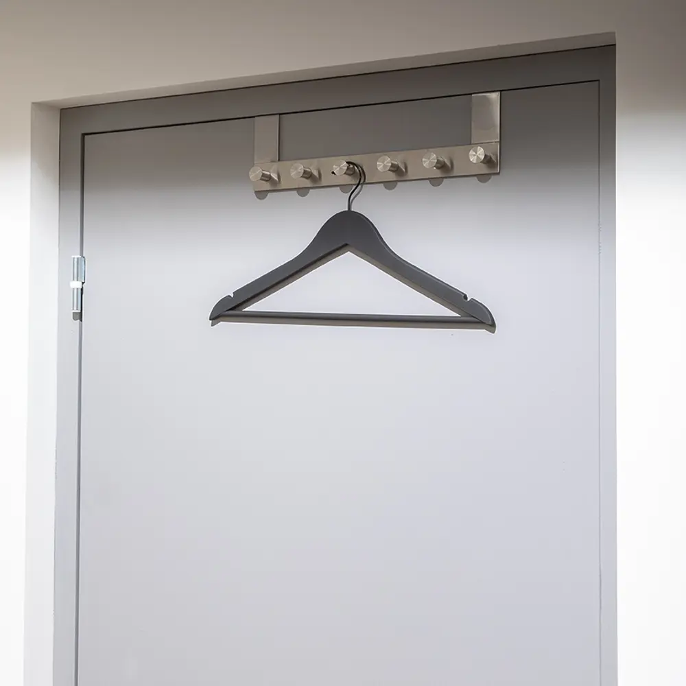 Плечики для одежды KONSENSA 44.5 см дерево цвет черный 4 шт Плечики деревянные STLM-2207099 - Вид №10