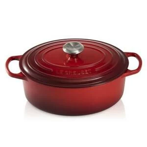 Утятница чугунная Le Creuset, Ø29 см, вишневая
