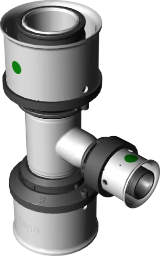 730 017 Модель 6718 Трубопроводные системы  Viega Smartpress  Тройники Santreyd  - Вид №2