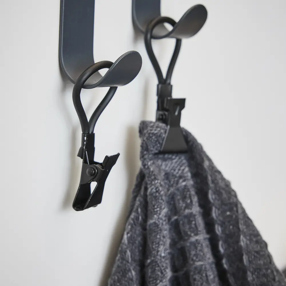 87822814 Набор крючков для полотенец Delinia цвет черный 5 шт STLM-1072931  - Вид №4