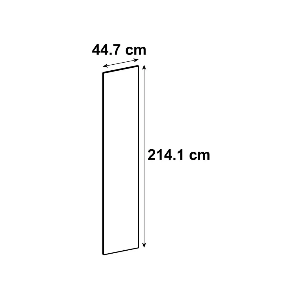 Фасад для кухонного шкафа Фатеж 44.7x214.1 см Delinia ID ЛДСП цвет белый STLM-2194562 - Вид №6