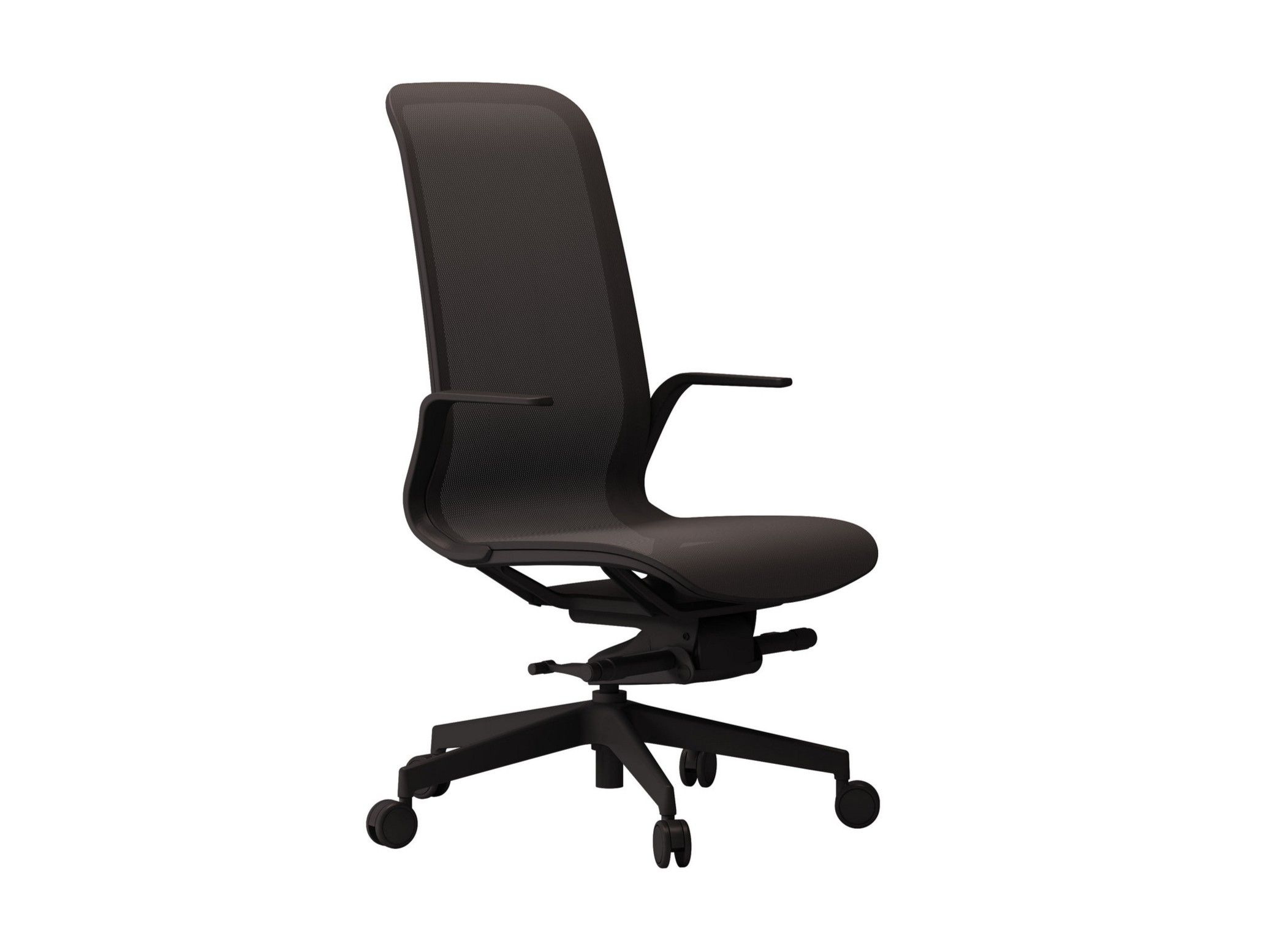 Сетчатое регулируемое по высоте офисное кресло с подлокотниками Las Mobili участок ARCH-00146527