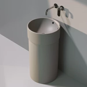 505042CCOLP1019 Напольная раковина стоящая круглая Ceramica Flaminia Twin