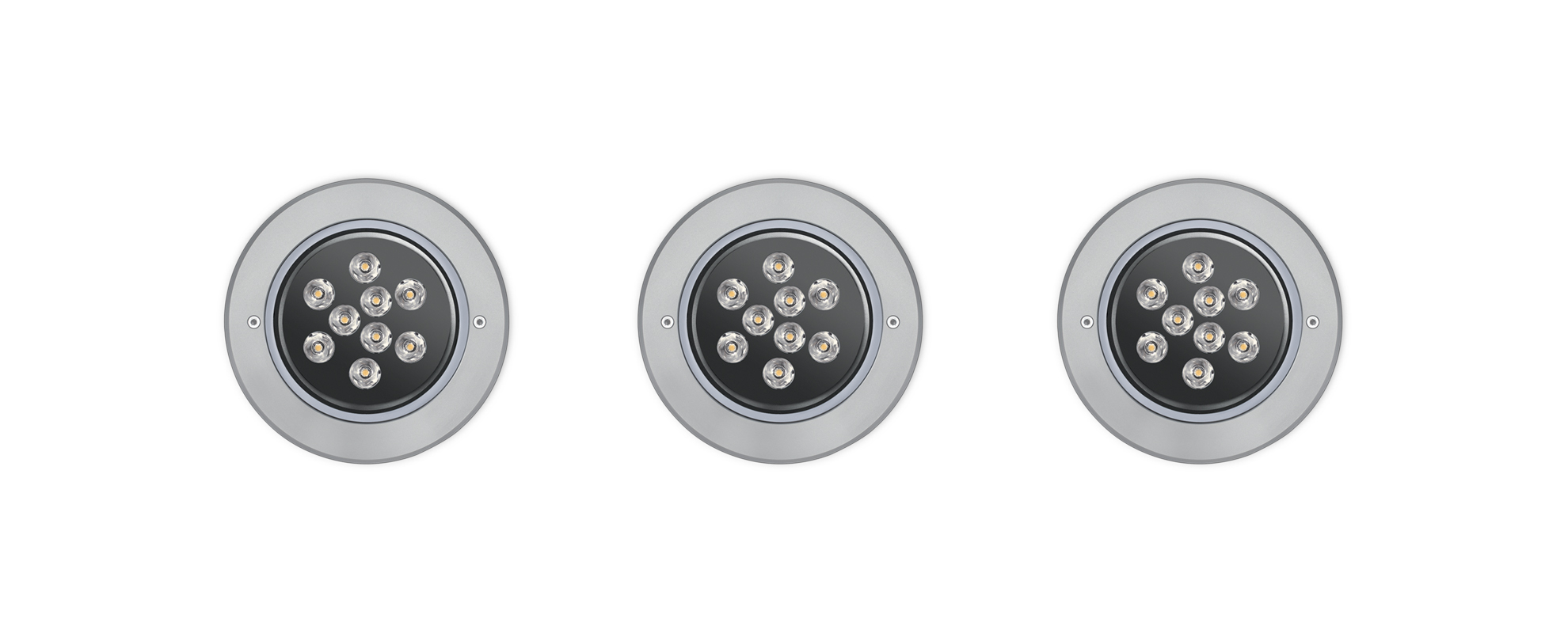 8481313 Встраиваемый в пешеходный пол Platek MEDIO FULL INOX  MEDIO FULL INOX - LED 3000K 28°  - Вид №1