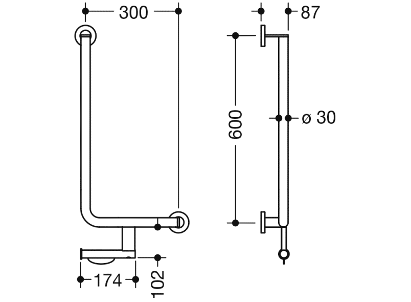 900.22.13960 угловая ручка HEWI System 900 - Вид №5