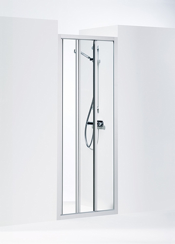 602581 IFO Душевая кабина прямая SVS NK, алюминиевый профиль, прозрачное стекло, SVS NK 800 Solid