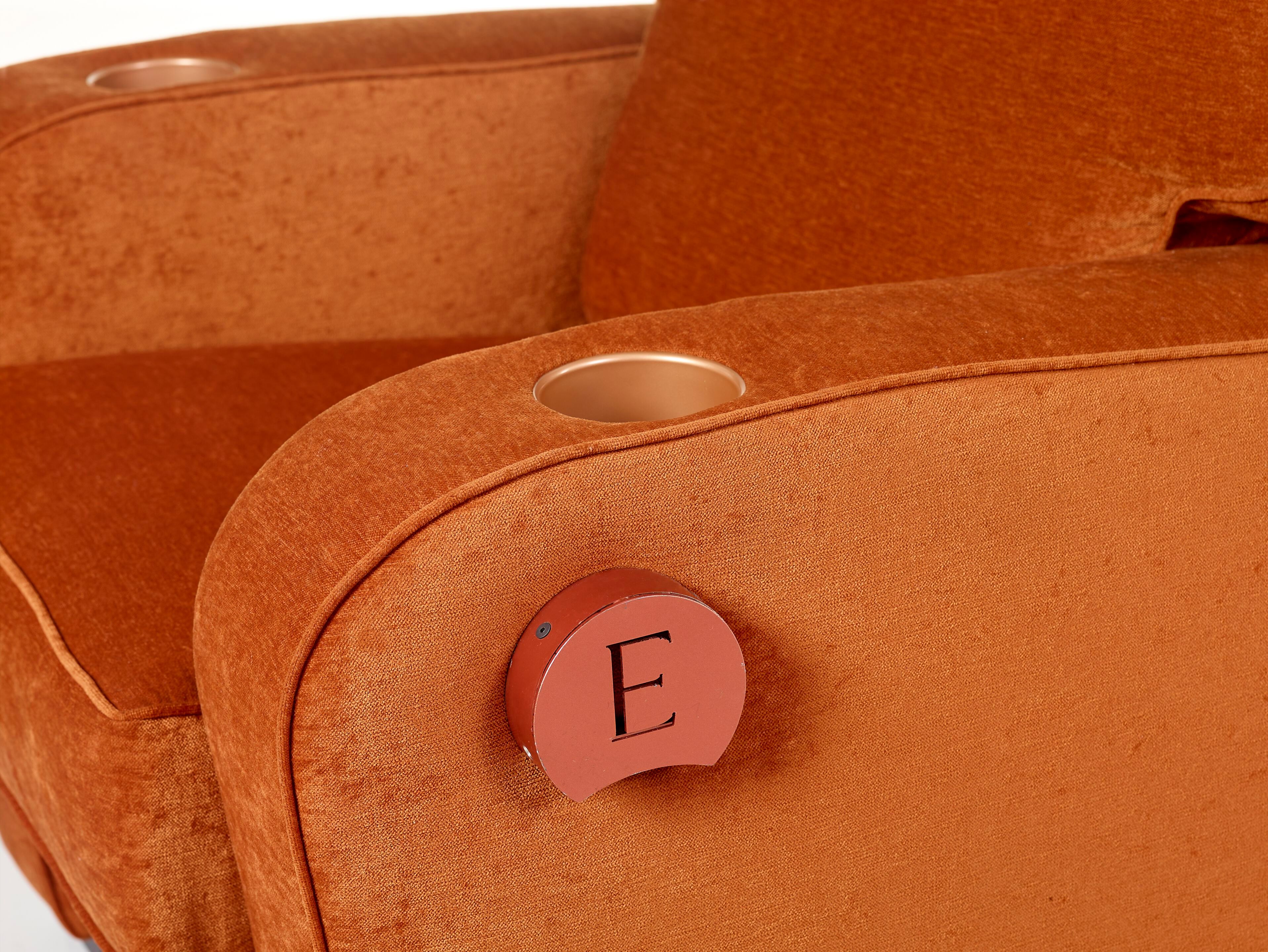 Тканевое кресло для кинотеатра с подголовником CINEARREDO BARBERINI MORETTO ARCH-00111386 - Вид №14