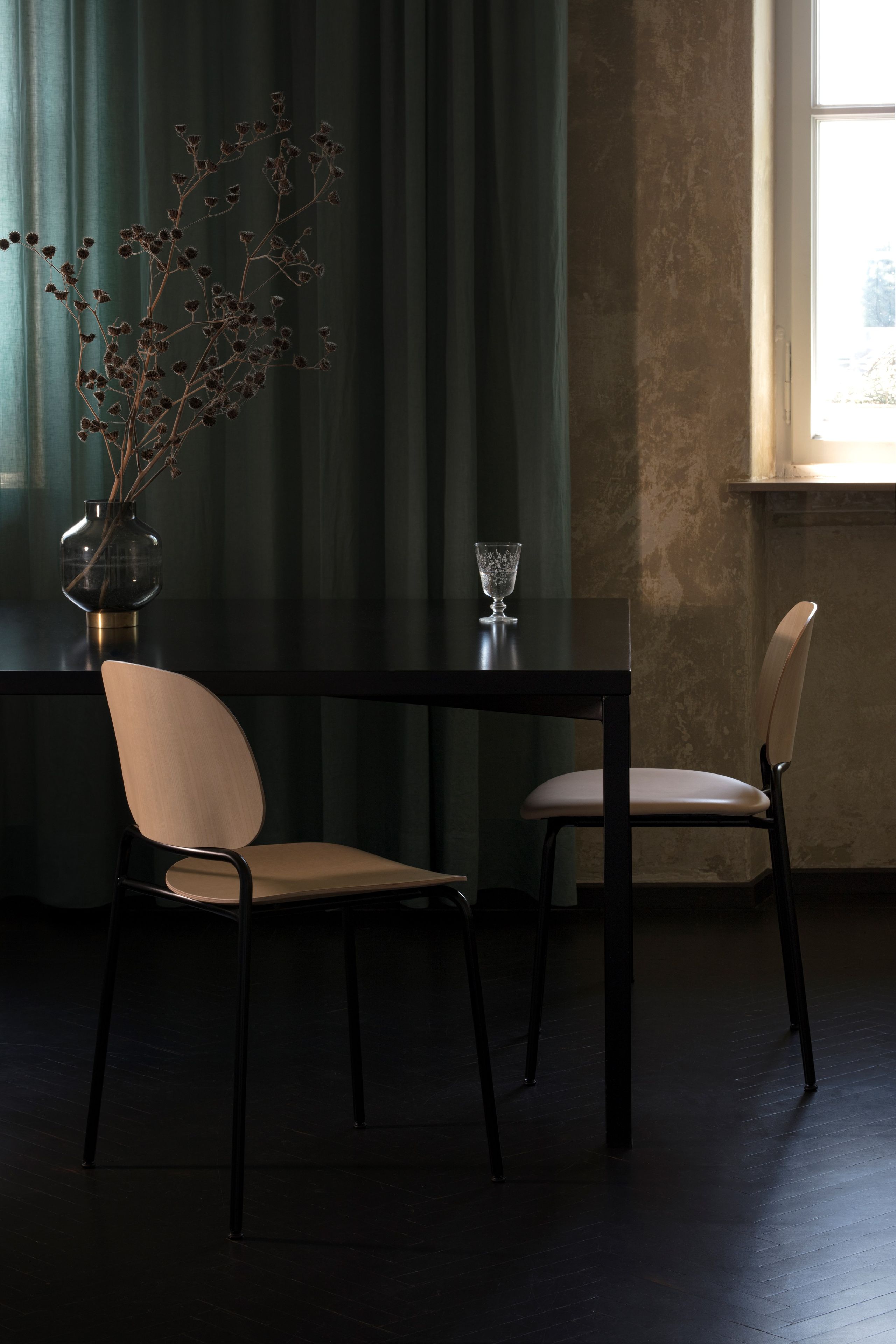 Штабелируемый стул из шпона с мягким сиденьем Zilio A&C Upon ARCH-00086700 - Вид №10