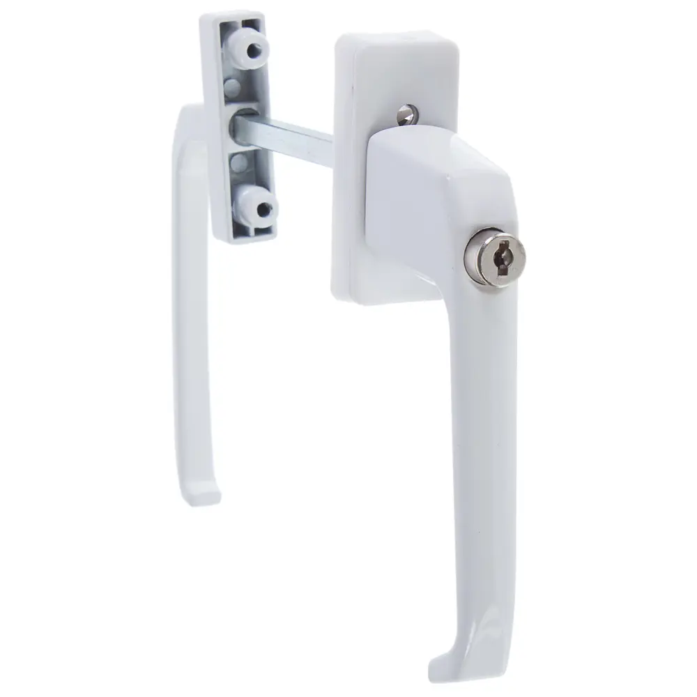 Ручка балконная двухсторонняя с ключом WNH ET, цвет белый ФАБРИКА ЗАМКОВ STLM-2120492 - Вид №1