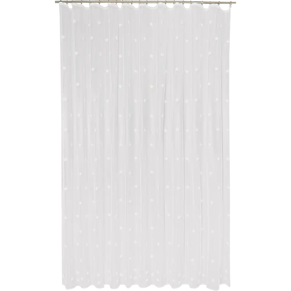 Тюль на ленте Stelle 300x280 см цвет белый СТОЛИЦА ТЕКСТИЛЯ STLM-2000291 - Вид №1