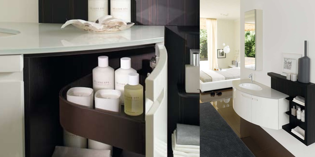 Комбинация ванной комнаты SY12 в отделке X38 Pergamena /EBANO MILLDUE SYMI SYMI12 - Вид №1