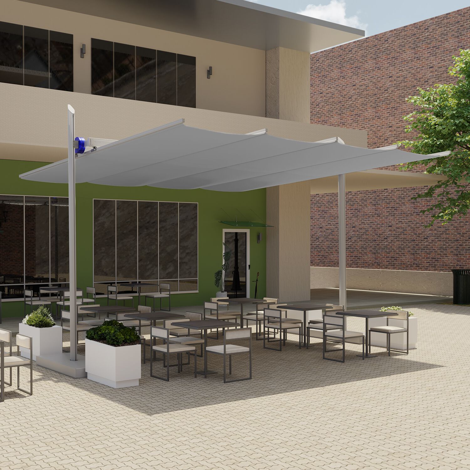 Самонесущий алюминиевый навес Maanta MAISTRA ARCH-00024682 - Вид №4