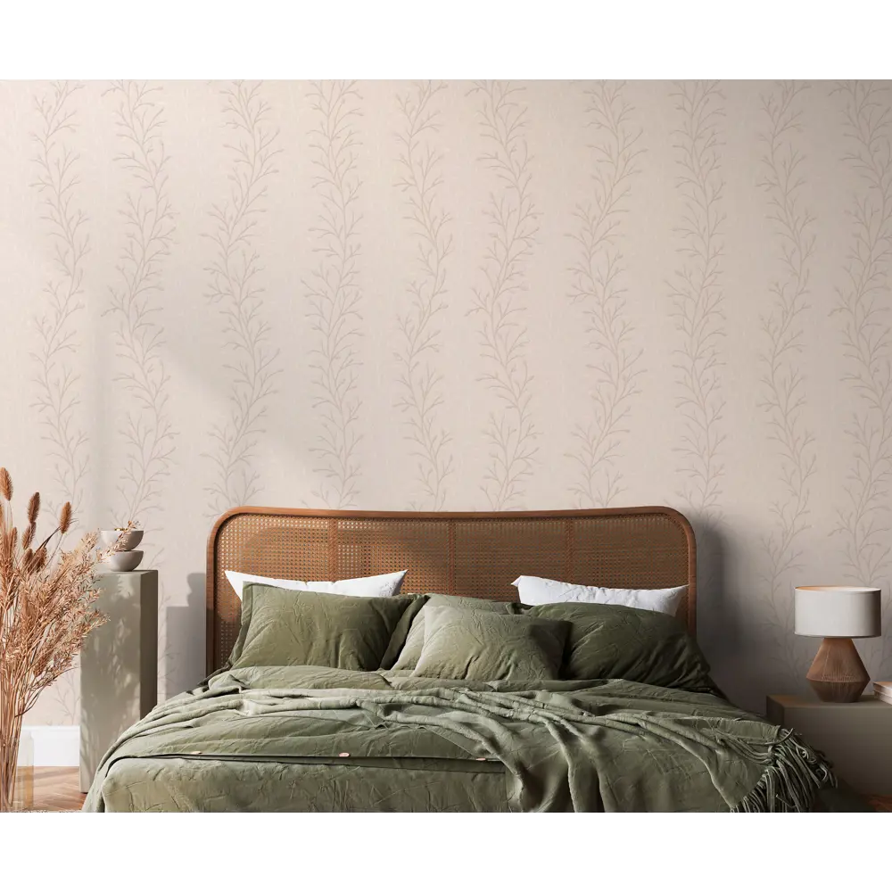 Wallsecret Bloom: Флизелиновые обои бежевые для элегантного интерьера 89372702 STLM-0814674 - Вид №3