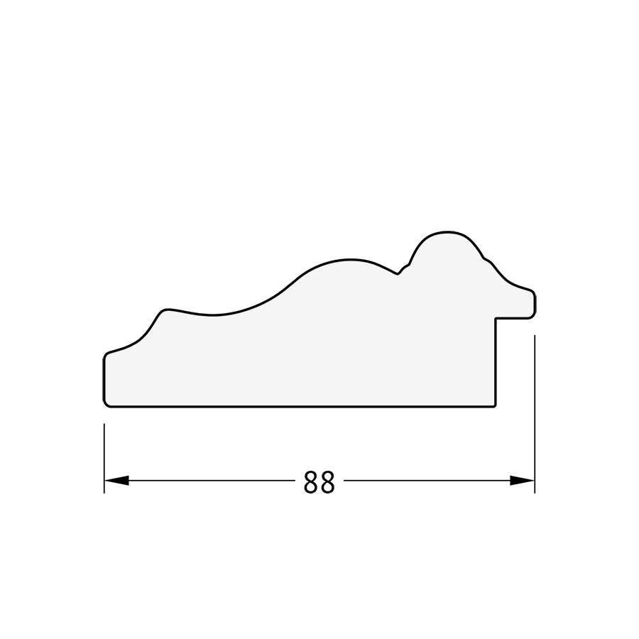 BY 6317 Зеркало напольное с гравировкой в багетной раме - римское золото 88 mm EVOFORM Exclusive-G floor - Вид №4