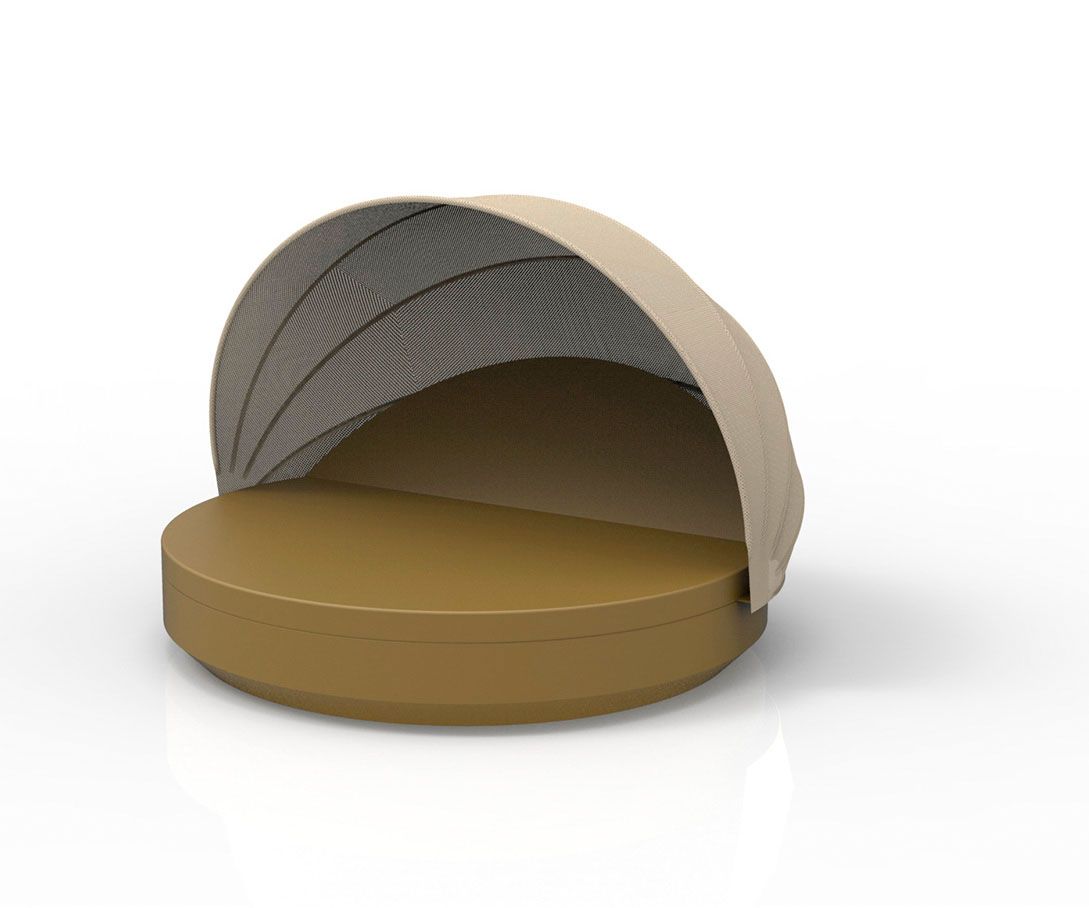 088224 Кровать с откидной спинкой и складным навесом Vondom Vela - Вид №7