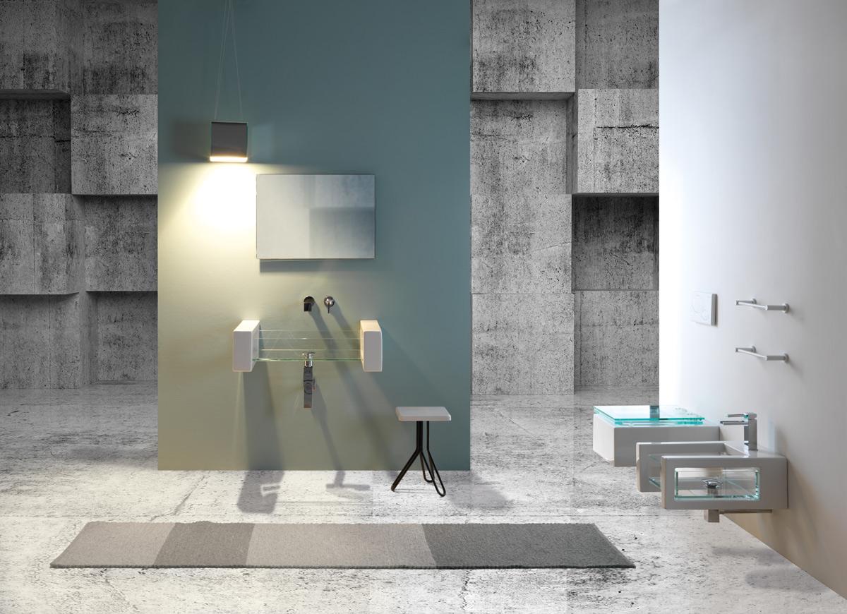 GLBISO2 Подвесное биде настенное GSG CERAMIC GLASS - Вид №2