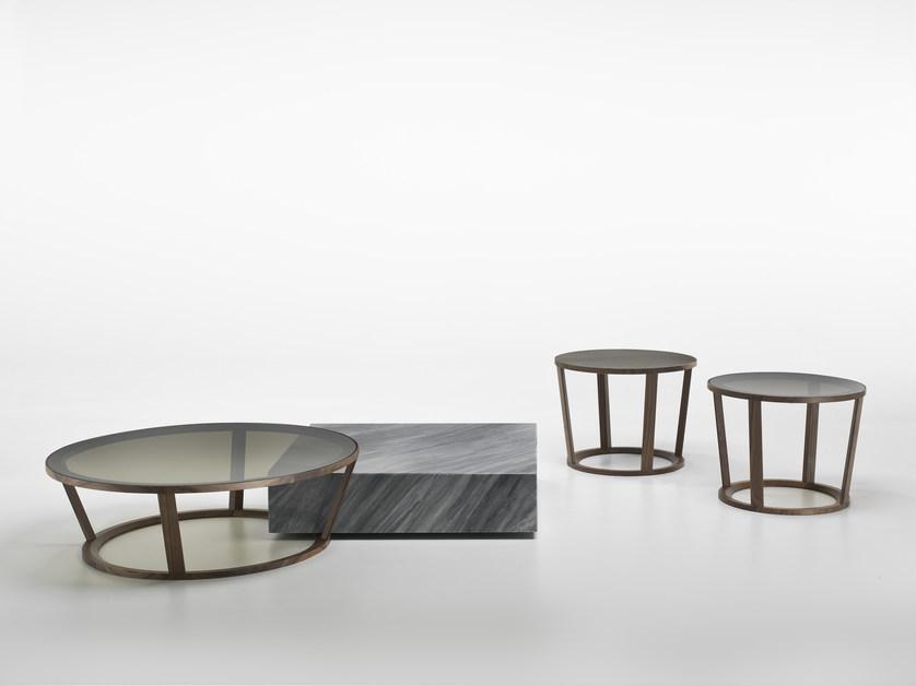 i 4 Mariani Низкий круглый кожаный журнальный столик Niky sun-id-1445186 - Вид №2