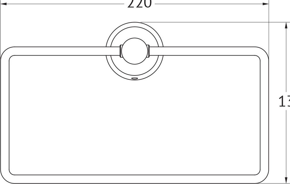 VIZ 022 Держатель полотенца FBS Vizovice - Вид №1