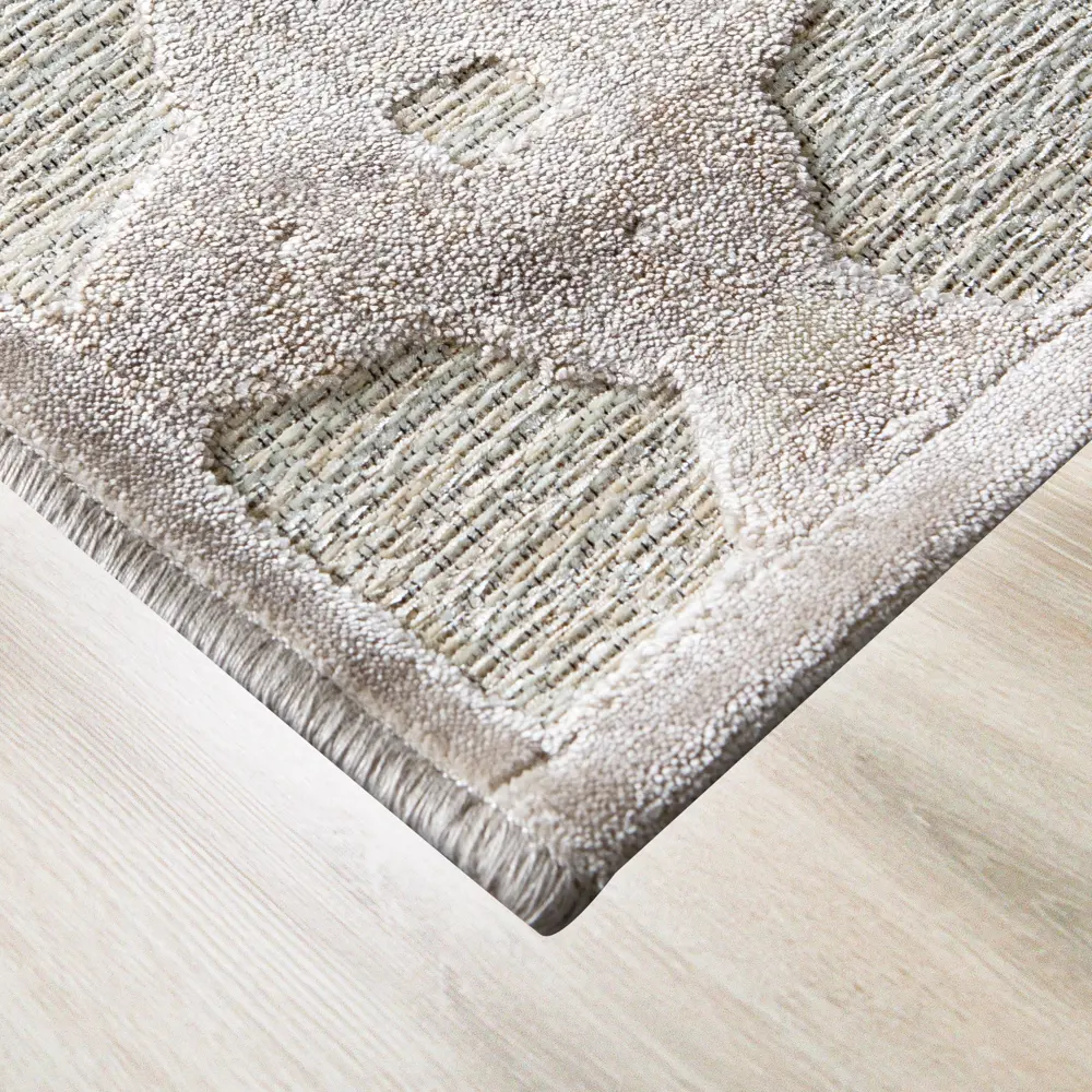 Ковер вискоза Рим 393E 75x150 см цвет бежевый CTIM STLM-2125981 - Вид №2