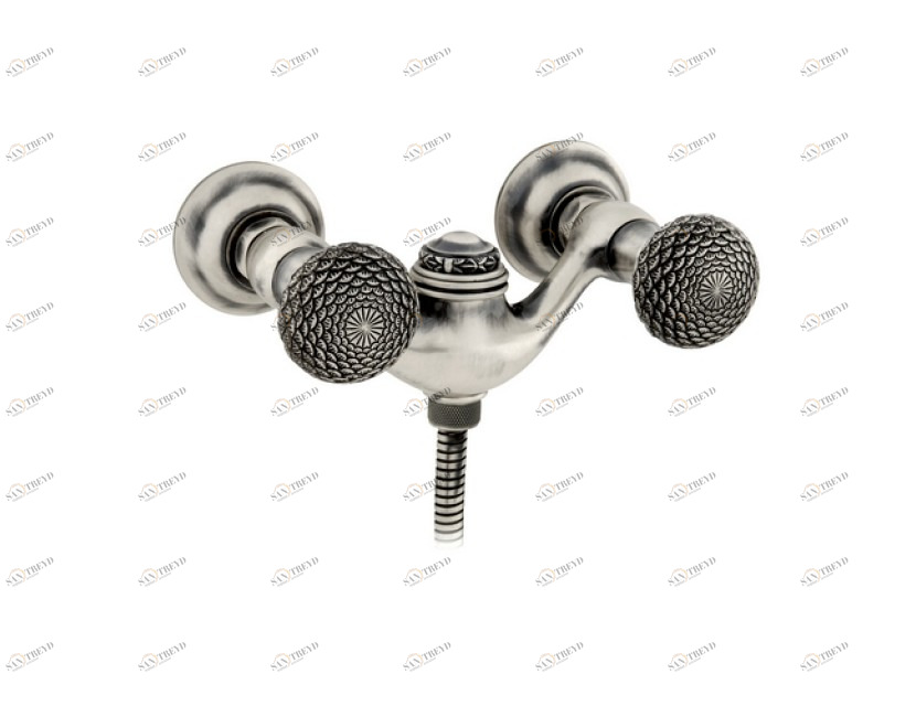 059419.A00.71 Смеситель для душа Античное серебро Mestre Dragon