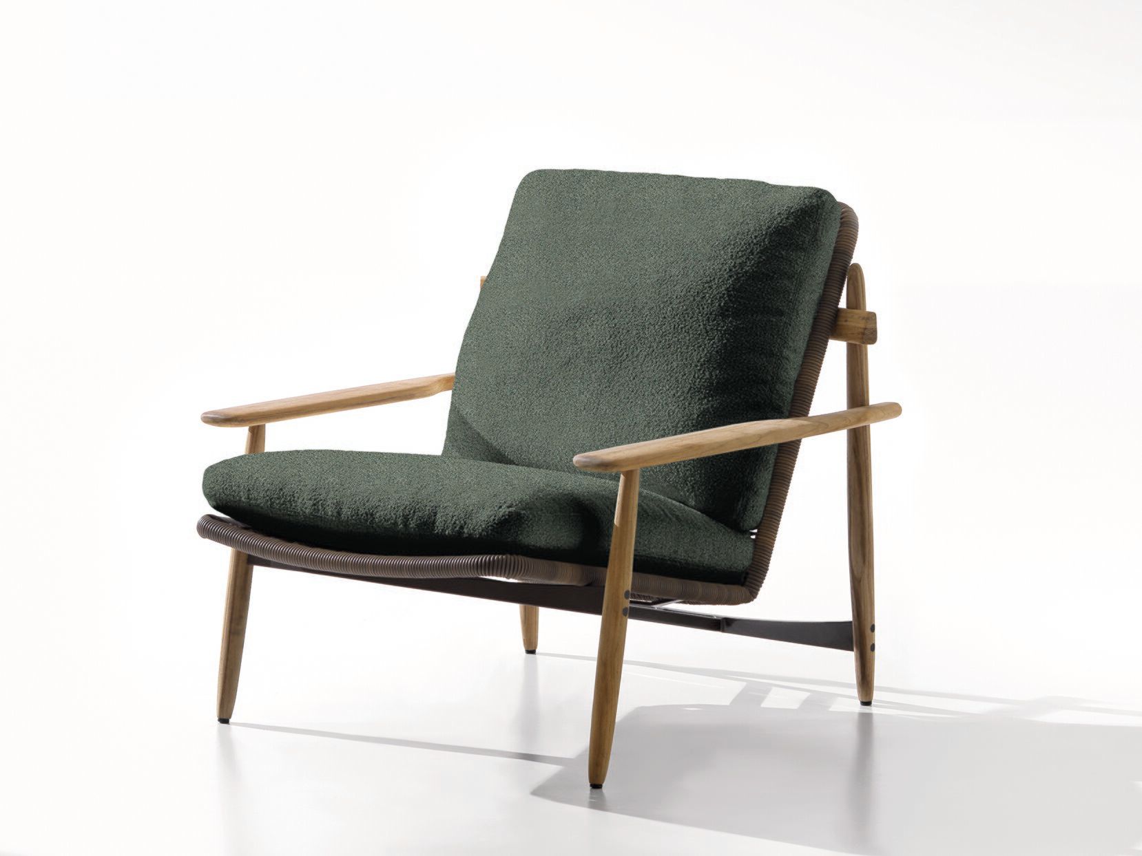 Ткань открытый стул с подлокотниками Minotti Trio Outdoor ARCH-00145280 - Вид №3