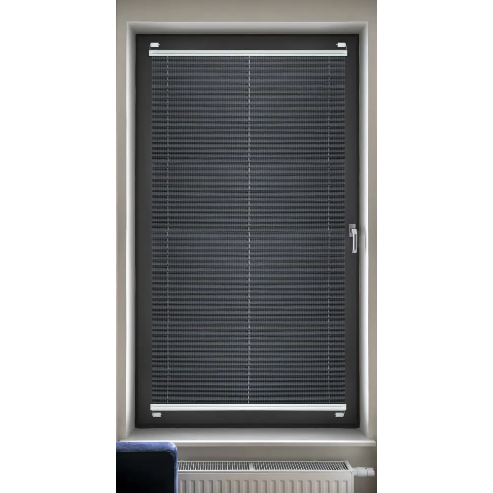 Штора плиссе 52x170 см жаккард графитовая 89411376 STLM-2131144 Santreyd  - Вид №9
