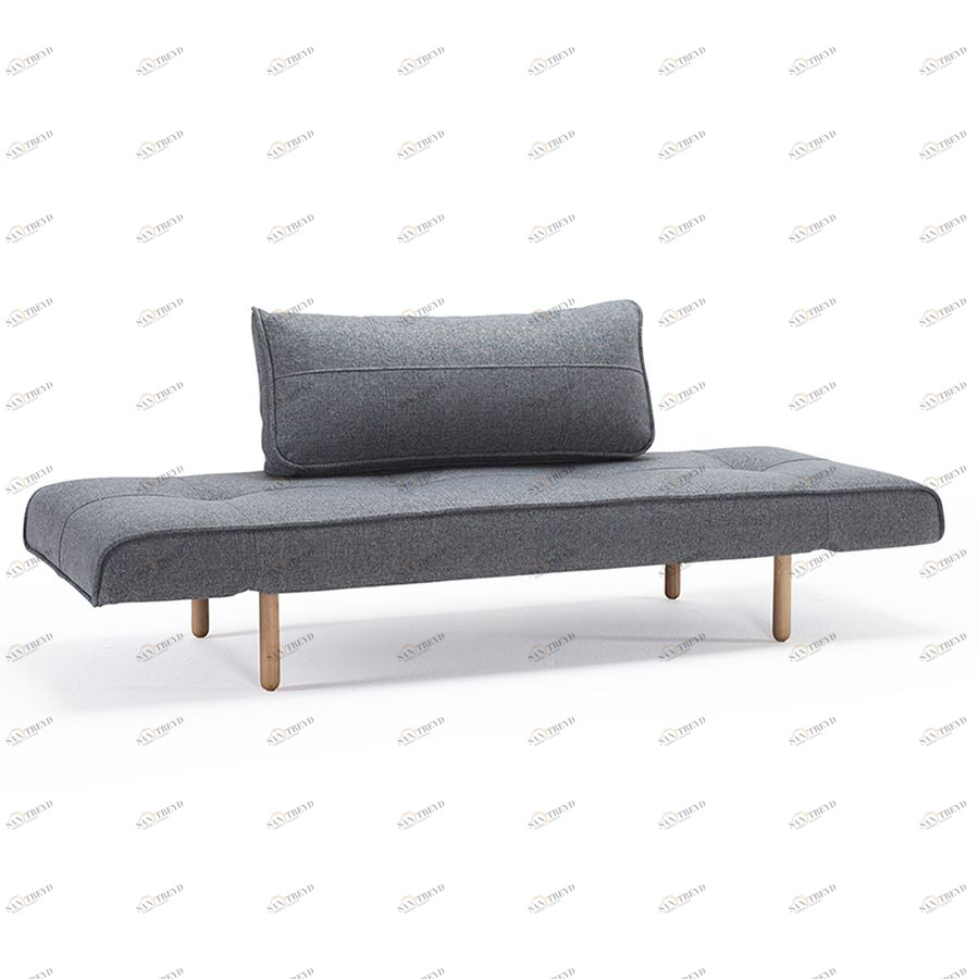 Диван Zeal с подушкой и ножками Stem из светлого дерева, гранит Innovation Living ZEAL565