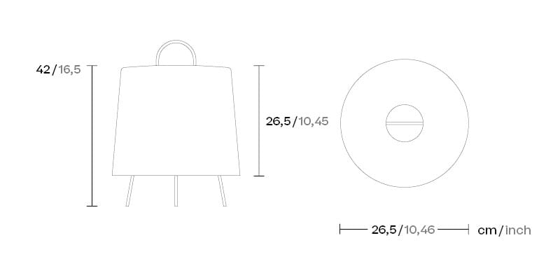 Полипропиленовая светодиодная наружная настольная лампа Kettal MIA ARCH-00059792 - Вид №7