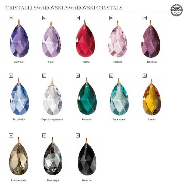 Люстра с кристаллами Swarovski® Euroluce Lampadari Аликанте ARCH-00134015 - Вид №1