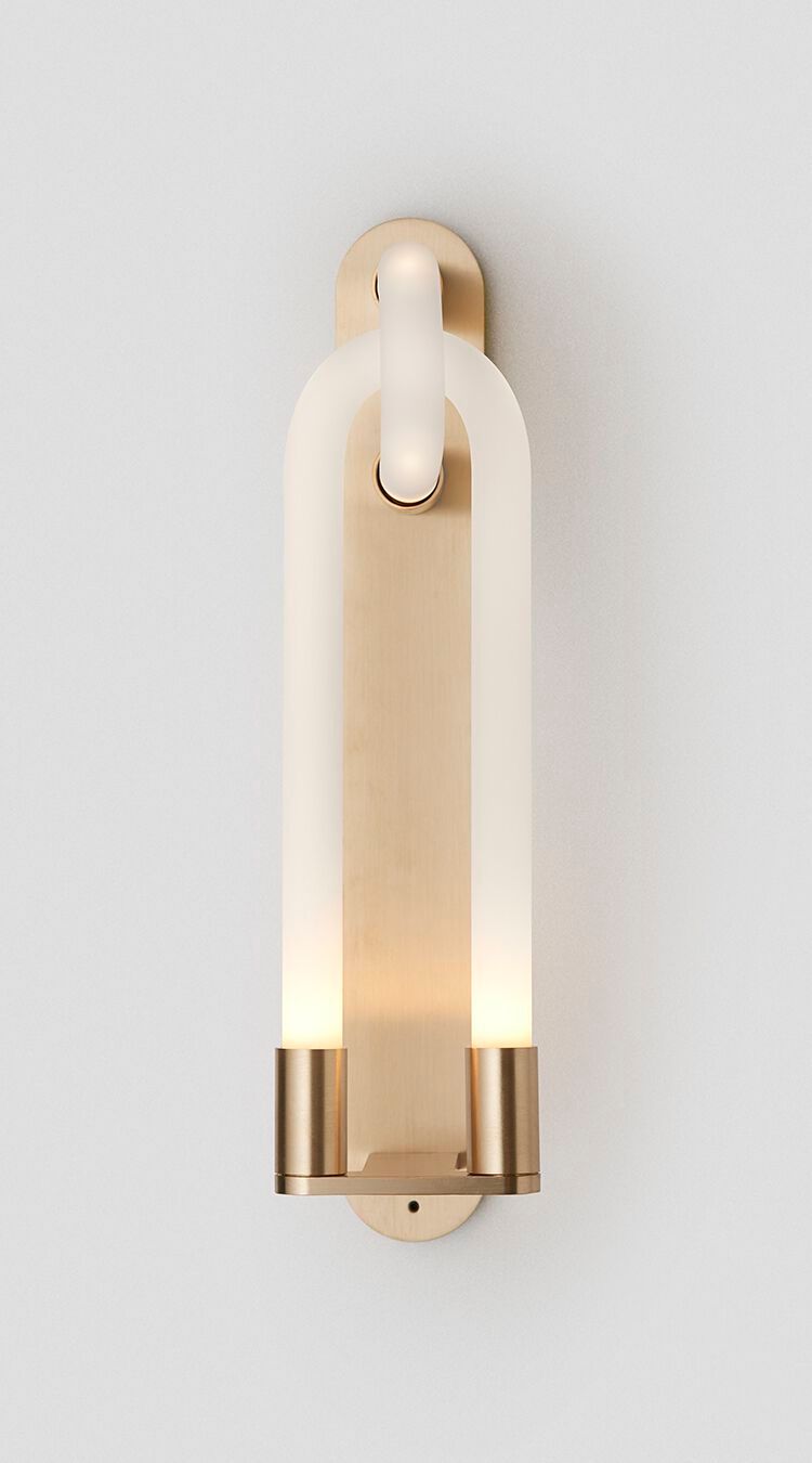 Светодиодные настенные светильники из металла и стекла Articolo Studios Loopi ARCH-00013339 - Вид №1