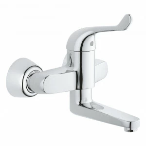 Смеситель для раковины GROHE Euroeco Special (вынос 196 мм, длина рычага 120 мм), хром (32792000)