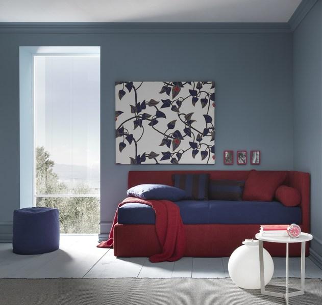 Bolzan Letti Односпальная кровать с мягким изголовьем Magis sun-id-1413186 - Вид №2