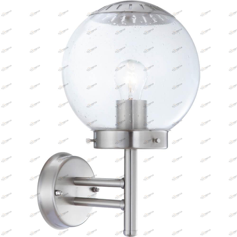 Уличный настенный светильник 33х22х20 см никель Bowle II 3180 GLOBO BOWLE II 00-3895557 Никель Ceramica Globo 