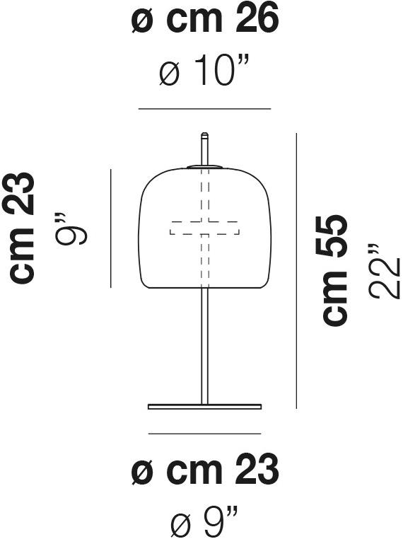 Vetreria Vistosi Настольная лампа из дутого стекла Jube sun-id-1417485 - Вид №7