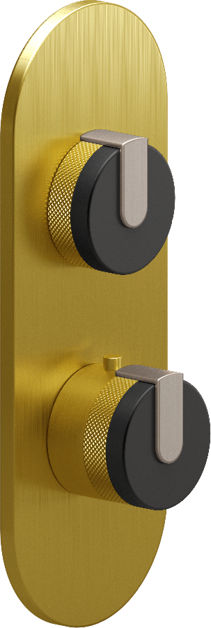 E-8026-R1MBKE0-L1SN-BB-T Планка M-Series с 2 ручками - Внешняя часть GRAFF MOD+