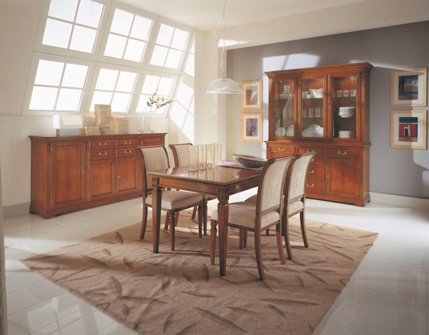 SELVA Стул из бука и ткани с открытой спинкой Villa borghese 1370 - Вид №8