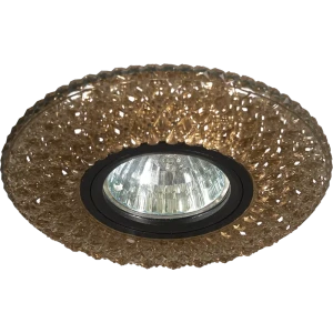 Светильник точечный встраиваемый S333 CF/WR 65 мм, 2.5 м², цвет хром/кофе