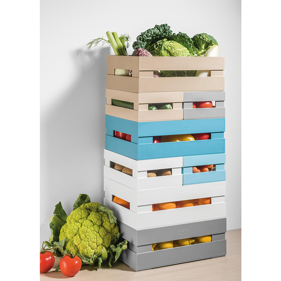 Ящик для хранения Tidy & Store S 22,4х5,4х8,7 см голубой Guzzini 169300134 - Вид №2