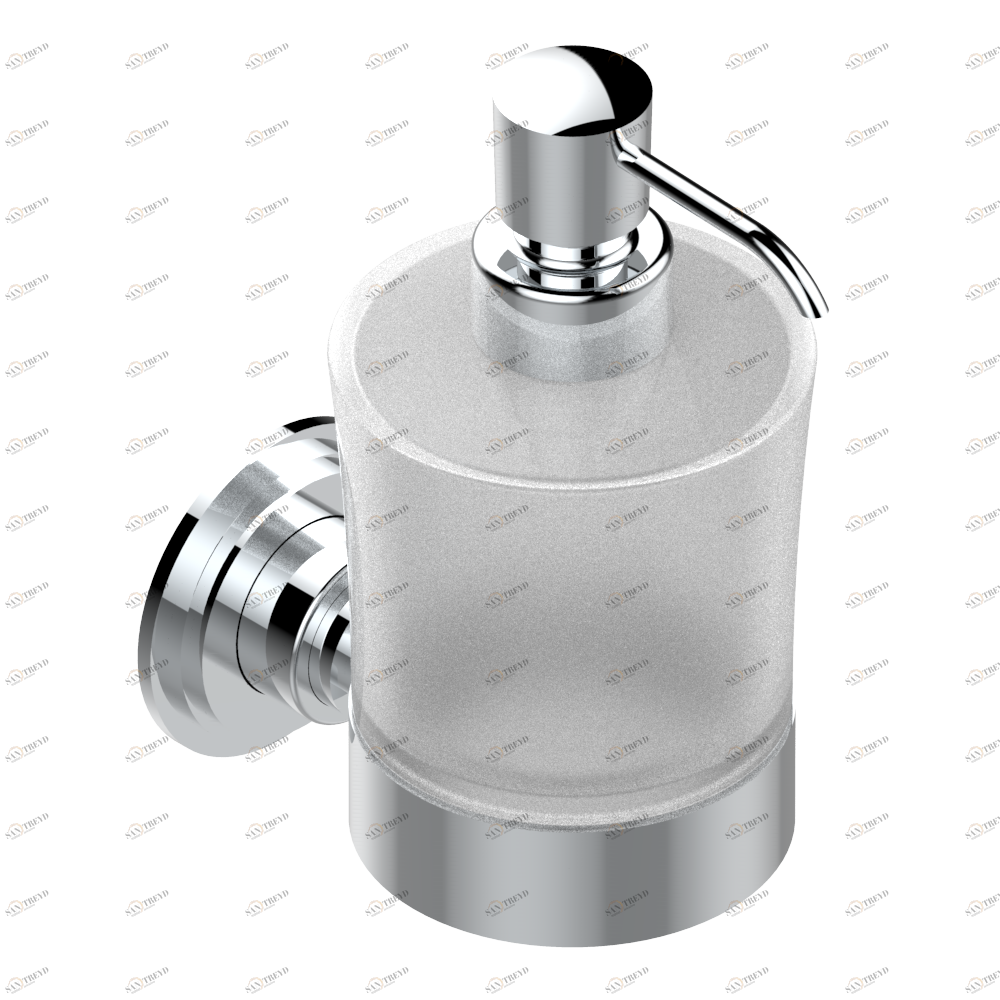 G2M-613 Дозатор для жидкого мыла настенный Thg-paris Faubourg - чёрный фарфор - с рукоятками Хром G2M-613 CAT.A